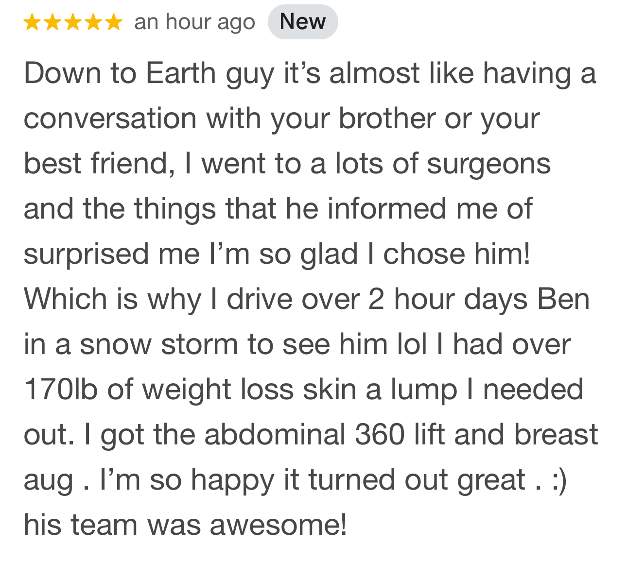 Reviews and Testimonials, Dr. Steven Rottman